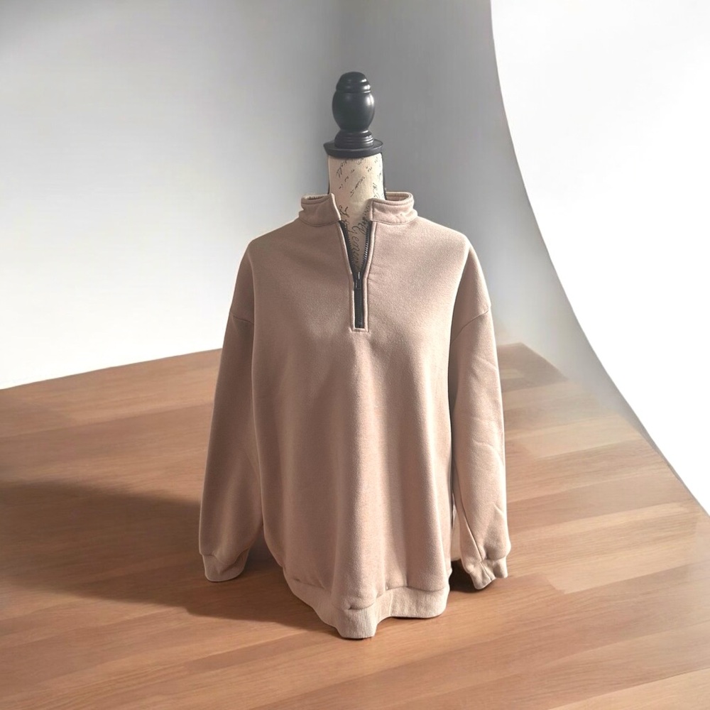 ROYLAMP Women's Oversized Half Zip Pullover XL